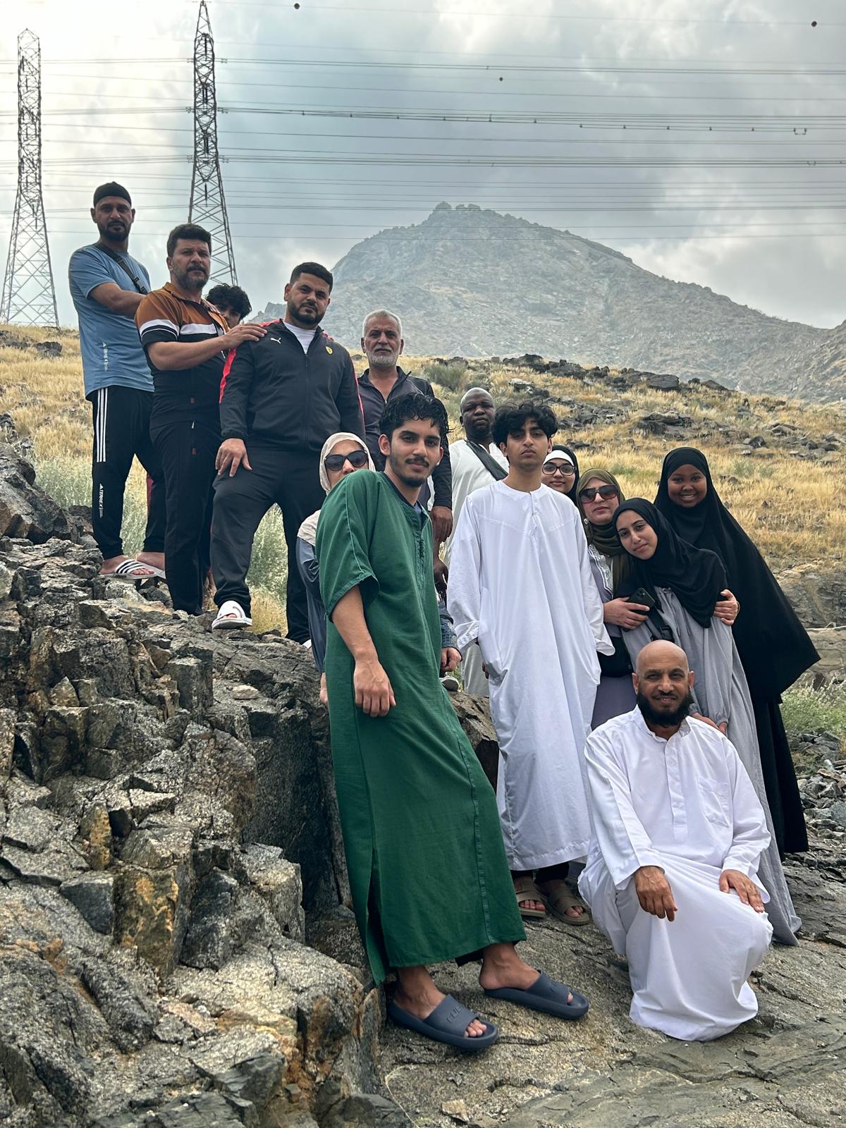 Thanks Giving Umrah 2024 - Group Photo near Mount Uhad